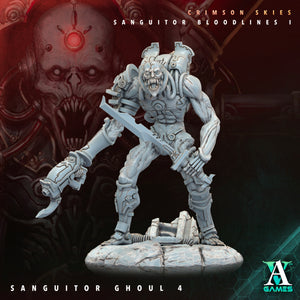3D Printed Archvillain Games Sanguitor Ghouls Crimson Skies - Sanguitor Bloodlines Bloodright - Anathema 28 32mm D&D