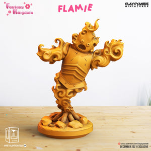 3D Printed Clay Cyanide Fantasy Kingdom - Flamie 28mm 32mm D&D