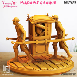 3D Printed Clay Cyanide Fantasy Kingdom - Madame Shawie 28mm 32mm D&D