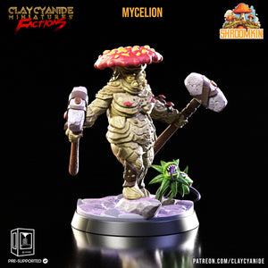 3D Printed Clay Cyanide Shroomkin Factions Tribes 28 32 mm D&D