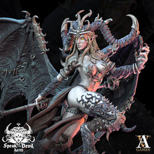 3D Printed Archvillain Games Illyra'Vash The First Harlot Speak of the Devil Vol. III 28 32mm D&D