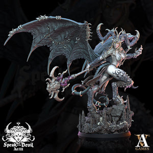3D Printed Archvillain Games Illyra'Vash The First Harlot Speak of the Devil Vol. III 28 32mm D&D