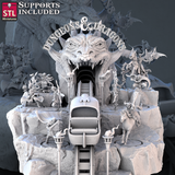 3D Printed STL Miniatures Venger DnD Tribute Set 28mm - 32mm War Gaming D&D