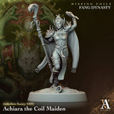 3D Printed Archvillain Games Archvillain Society Vol. XXVI Achiara The Coil Maiden 28 32mm D&D - Charming Terrain
