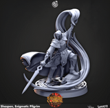 3D Printed Cast n Play Shaspen, Enigmatic Pilgrim Sorcerers Council 28mm 32mm D&D - Charming Terrain
