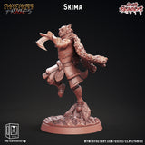 3D Printed Clay Cyanide Death Reapers Factions Tribes Ragnarok D&D - Charming Terrain