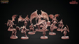 3D Printed Clay Cyanide Death Reapers Factions Tribes Ragnarok D&D - Charming Terrain