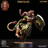 3D Printed Clay Cyanide Epic of Gilgamesh Set Sarru-sa-izzu 28 32 mm D&D - Charming Terrain