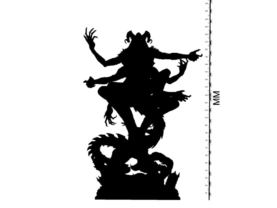3D Printed Clay Cyanide Mbwiri 28 32 mm D&D - Charming Terrain