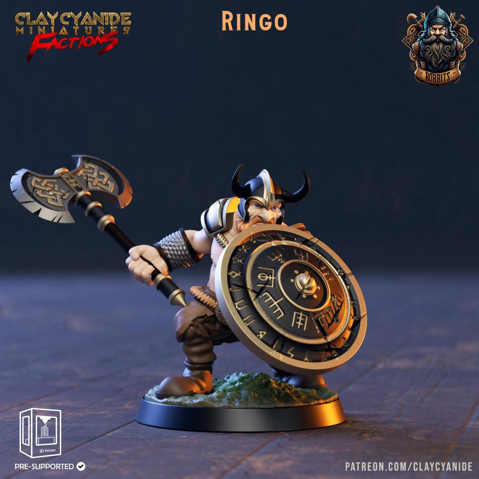 3D Printed Clay Cyanide The Bobbits Factions Ragnarok D&D - Charming Terrain