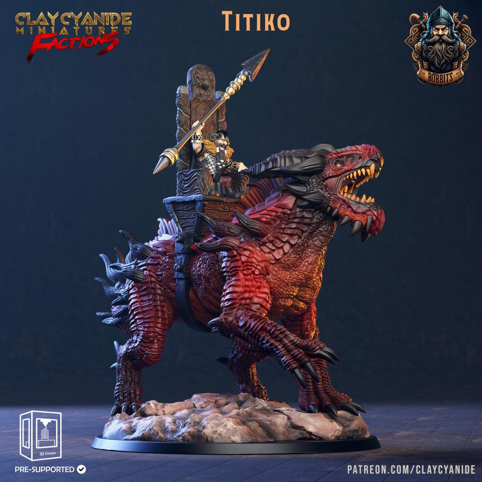 3D Printed Clay Cyanide The Bobbits Factions Ragnarok D&D - Charming Terrain