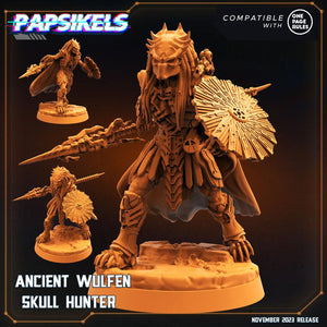 3D Printed Papsikels Ancient Wulfen Skull Hunter Set Skull Hunters Army Bundle 2 28mm 32mm - Charming Terrain