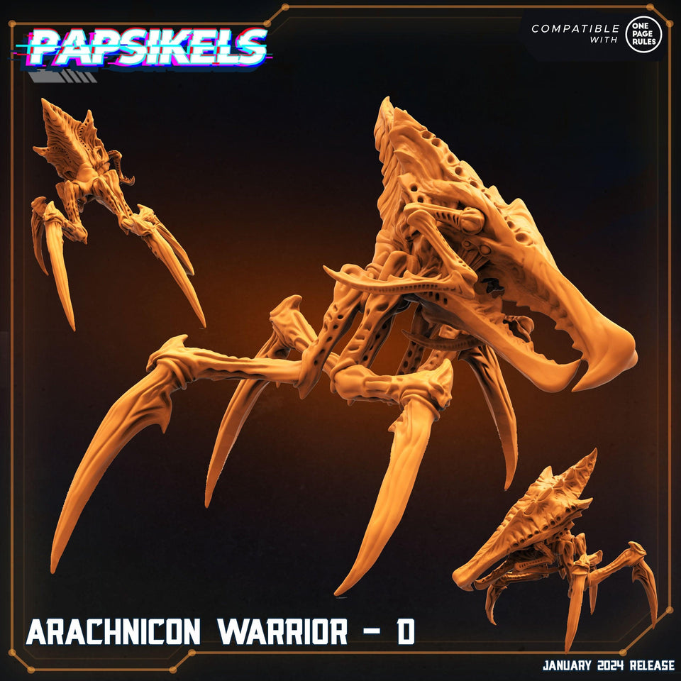 3D Printed Papsikels Arachnicon Warriors Set Dropship Troopers 28mm 32mm - Charming Terrain