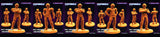 3D Printed Papsikels August 2023 - Cyberpunk Papz Industries Henchmen Set 28mm 32mm - Charming Terrain