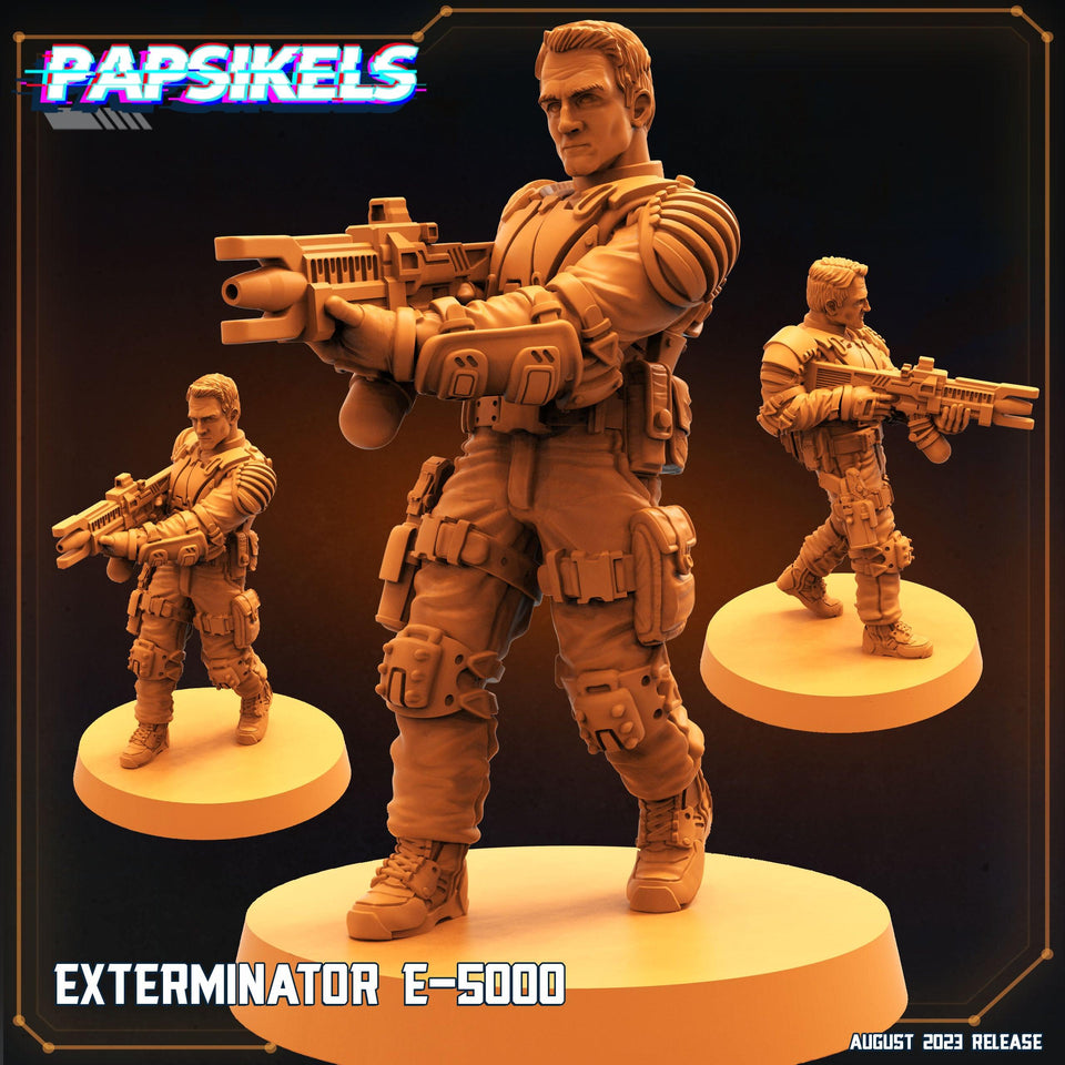 3D Printed Papsikels - Xenowars Genesis Exterminator E 5000 28mm 32mm - Charming Terrain