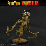 3D Printed Print Your Monsters Dark Tree Men The Shadowcreep Wood Set 28mm - 32mm D&D Wargaming - Charming Terrain