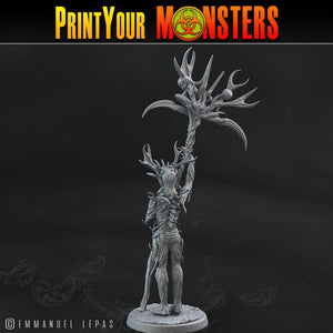 3D Printed Print Your Monsters Dark Tree Men The Shadowcreep Wood Set 28mm - 32mm D&D Wargaming - Charming Terrain