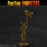 3D Printed Print Your Monsters Dark Tree Men The Shadowcreep Wood Set 28mm - 32mm D&D Wargaming - Charming Terrain