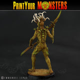 3D Printed Print Your Monsters Dark Tree Men The Shadowcreep Wood Set 28mm - 32mm D&D Wargaming - Charming Terrain