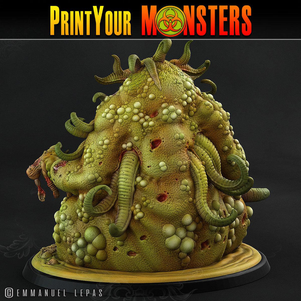 3D Printed Print Your Monsters Greater Pestilent Demon Giant Plague Demon Plague Army Of Spooky Swamp Set 28mm - 32mm D&D Wargaming - Charming Terrain