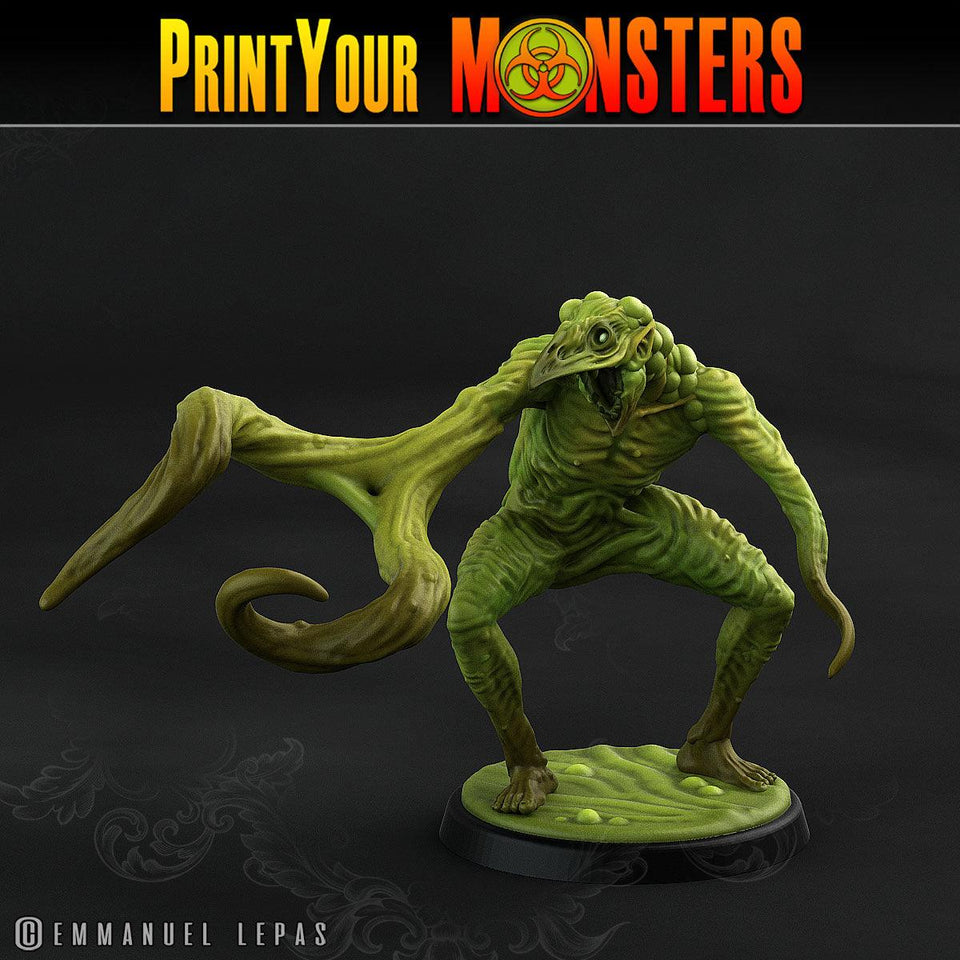 3D Printed Print Your Monsters Plague Men Plague Army Of Spooky Swamp Set 28mm - 32mm D&D Wargaming - Charming Terrain