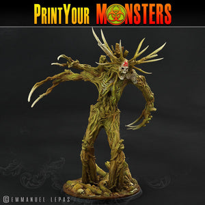 3D Printed Print Your Monsters Undead Treants The Shadowcreep Wood Set 28mm - 32mm D&D Wargaming - Charming Terrain