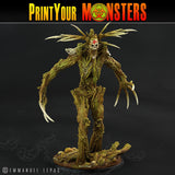 3D Printed Print Your Monsters Undead Treants The Shadowcreep Wood Set 28mm - 32mm D&D Wargaming - Charming Terrain