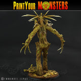 3D Printed Print Your Monsters Undead Treants The Shadowcreep Wood Set 28mm - 32mm D&D Wargaming - Charming Terrain
