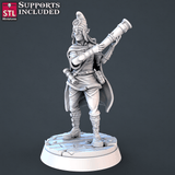 3D Printed STL Miniatures Astronomer Set 28mm - 32mm War Gaming D&D - Charming Terrain
