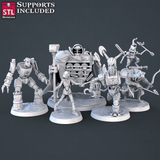 3D Printed STL Miniatures Constructor Set | 28 - 32mm War Gaming D&D - Charming Terrain