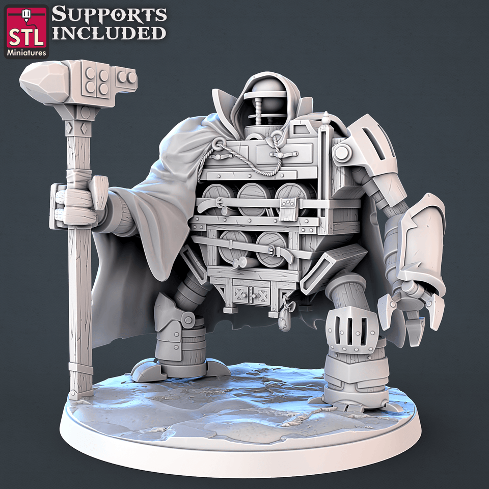 3D Printed STL Miniatures Constructor Set | 28 - 32mm War Gaming D&D - Charming Terrain
