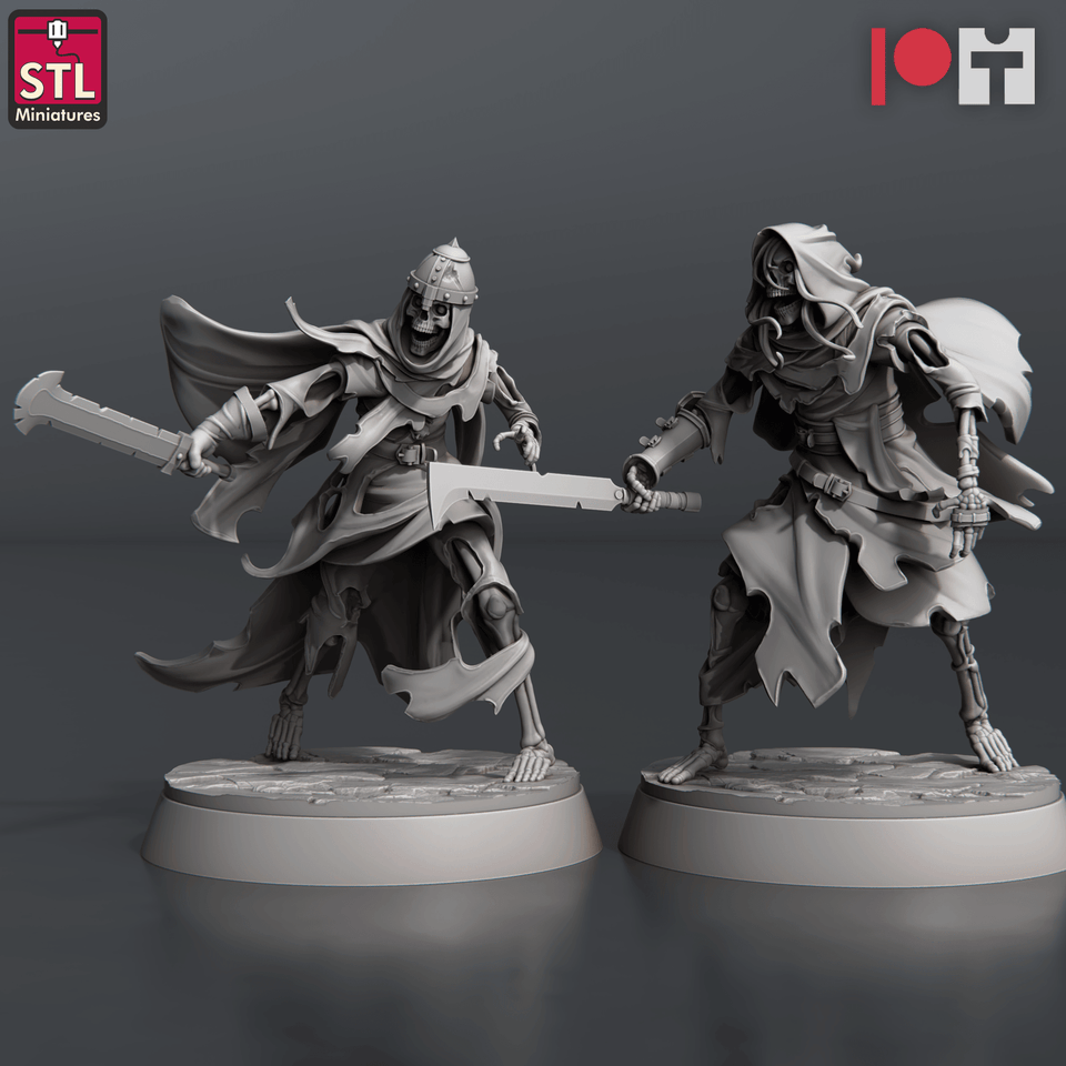3D Printed STL Miniatures Reaver Knights 28 - 32mm War Gaming D&D - Charming Terrain