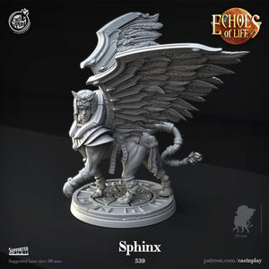 3D Printed Cast n Play Sphinx 28mm 32mm D&D