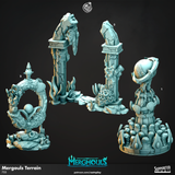 3D Printed Cast n Play Merghouls Merghouls Terrain 28mm 32mm D&D