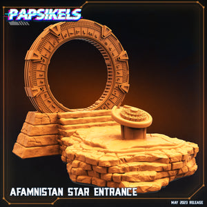 3D Printed Papsikels May 2023 Scifi - Star Entrance - Into The Multi World Set Afamnistan Star Entrance 28mm 32mm