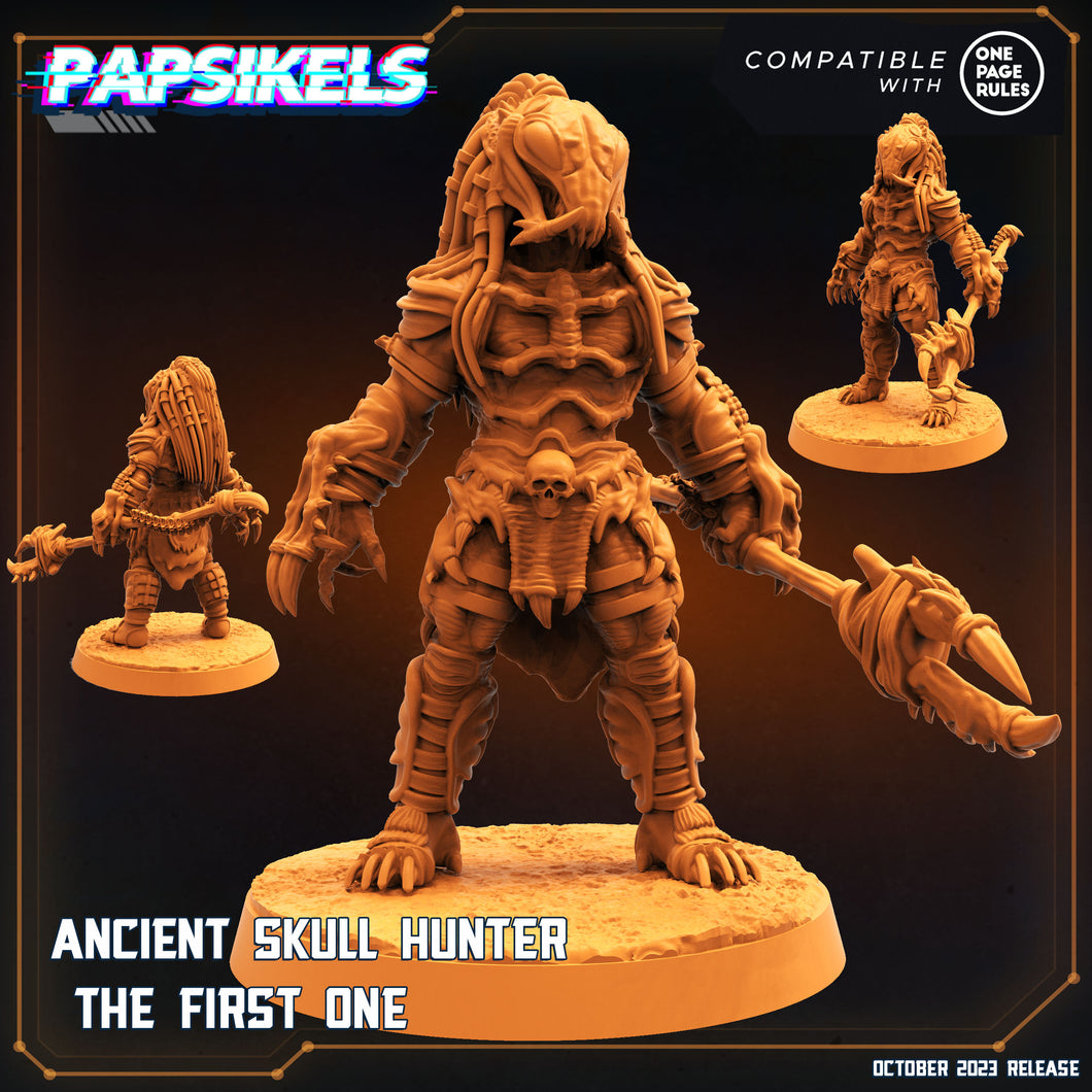 3D Printed Papsikels Ancient Skull Hunter The First One 28mm 32mm