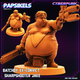 3D Printed Papsikels June 2023 Cyberpunk Batchoy Ex Convict Set 2023 28mm 32mm