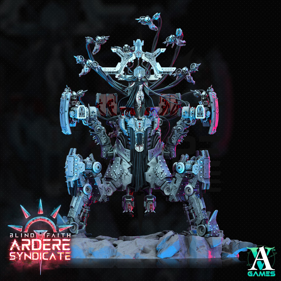 3D Printed Archvillain Games Matrise - Prophet of Ardere Blind Faith - Ardere Syndicate 28 32mm D&D