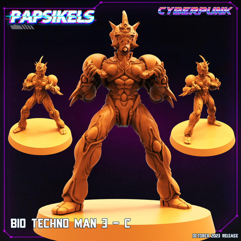 3D Printed Papsikels Bio Techno Man 3C Bio Techno Man Set 28mm 32mm