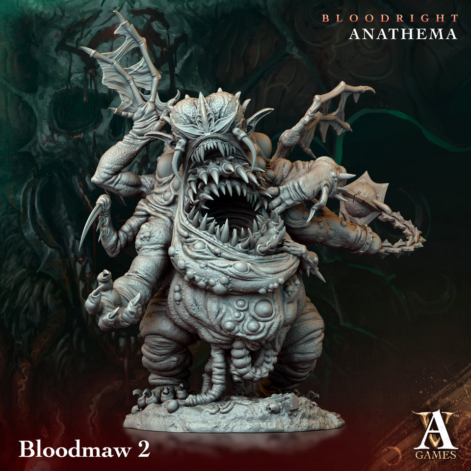 3D Printed Archvillain Games Bloodmaw Bloodright - Anathema 28 32mm D&D
