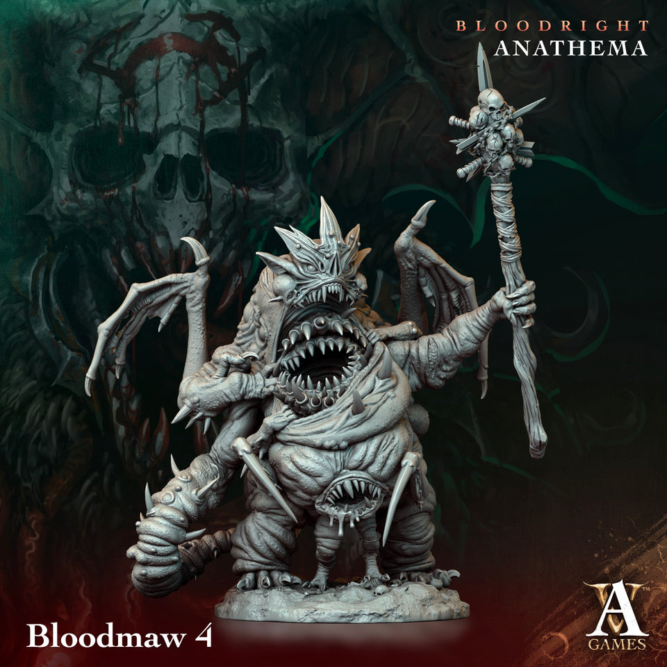 3D Printed Archvillain Games Bloodmaw Bloodright - Anathema 28 32mm D&D