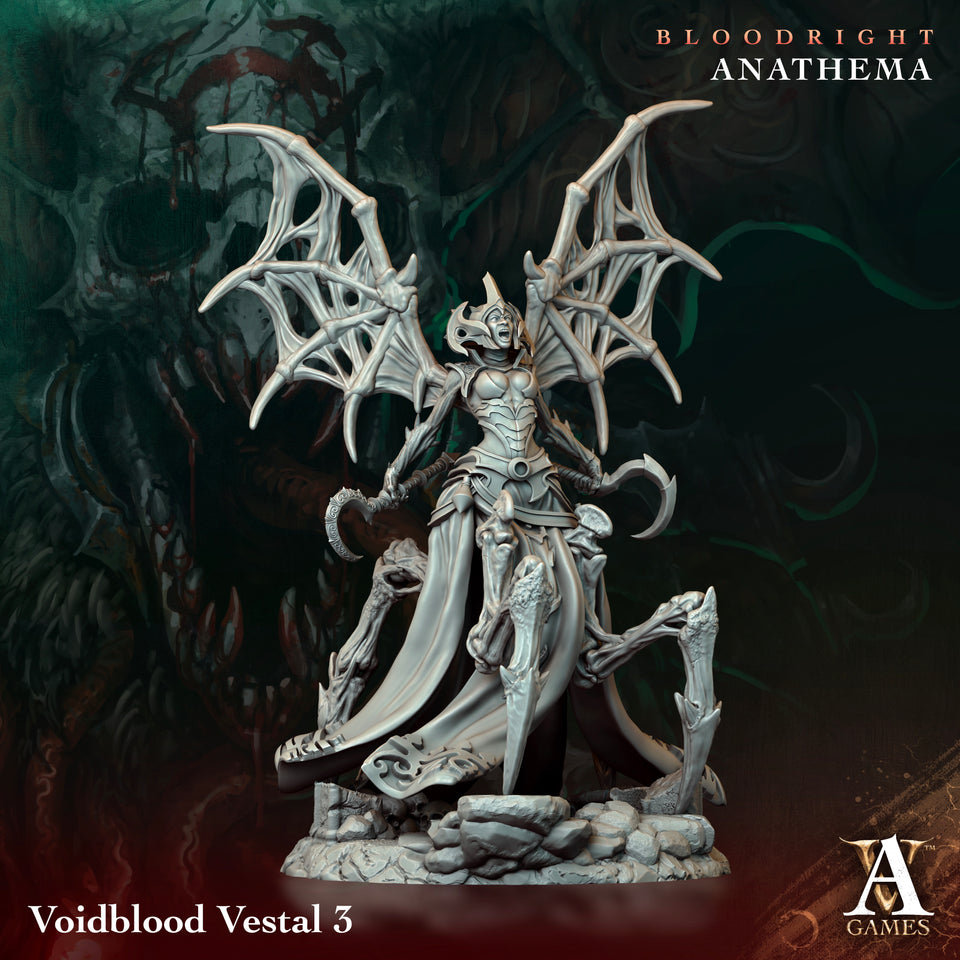 3D Printed Archvillain Games Voidblood Vestal Bloodright - Anathema 28 32mm D&D