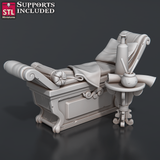 3D Printed STL Miniatures Bath House Set 28 - 32mm War Gaming D&D