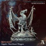3D Printed Archvillain Games Archvillain Bestiary Vol. I Anguis - Starchaser Dragon 28 32mm D&D