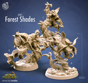 3D Printed Cast n Play Forest Shades Ancient Woodlands - 28mm 32mm D&D
