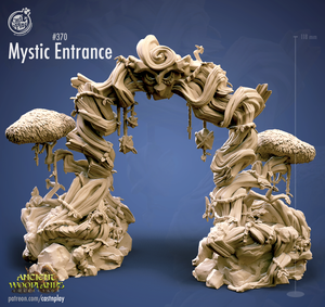 3D Printed Cast n Play Mystic Entrance Ancient Woodlands - 28mm 32mm D&D