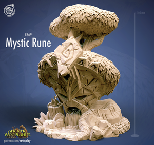 3D Printed Cast n Play Mystic Rune 28mm 32mm D&D