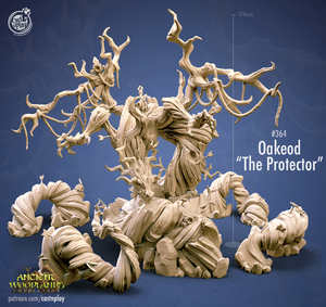 3D Printed Cast n Play Oakeod Protector Ancient Woodlands - 28mm 32mm D&D