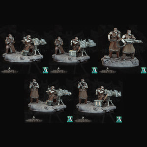 3D Printed Archvillain Games Deadmen Brigade - Morior Invictus Morior Heavy Infantry 28 32mm D&D