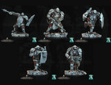 3D Printed Archvillain Games Deadmen Brigade - Morior Invictus Morior Iron Guard 28 32mm D&D